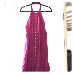 Mariano Silk Fuchsia Dress